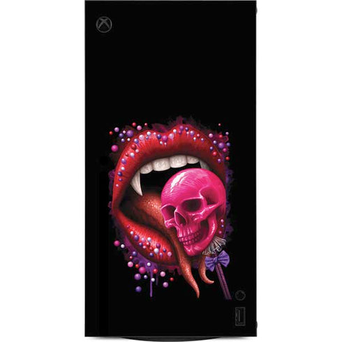Vampire Skull Lollypop by Sarah Richter XBox Series X Digital Edition Console Skin